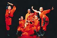 Shaolin Wheel Of Life Stage Prologue - Abbot and Pupils